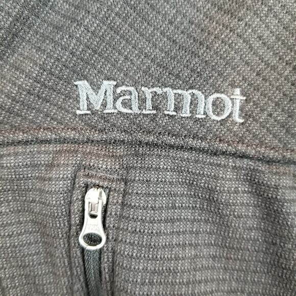 Marmot Women's Black Knit Zip Front Jacket Size M Medium - Picture 4 of 13